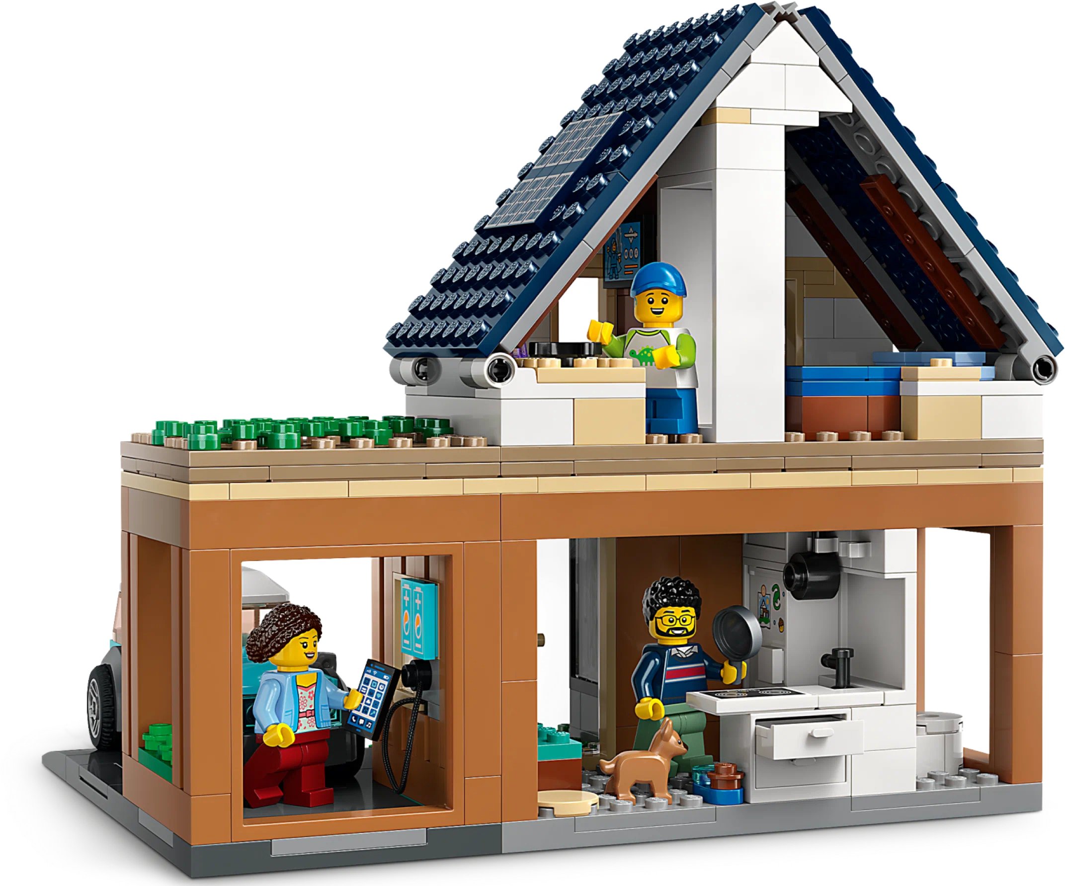 Конструктор Lego City Family House And Electric Car 60398, 462 детали