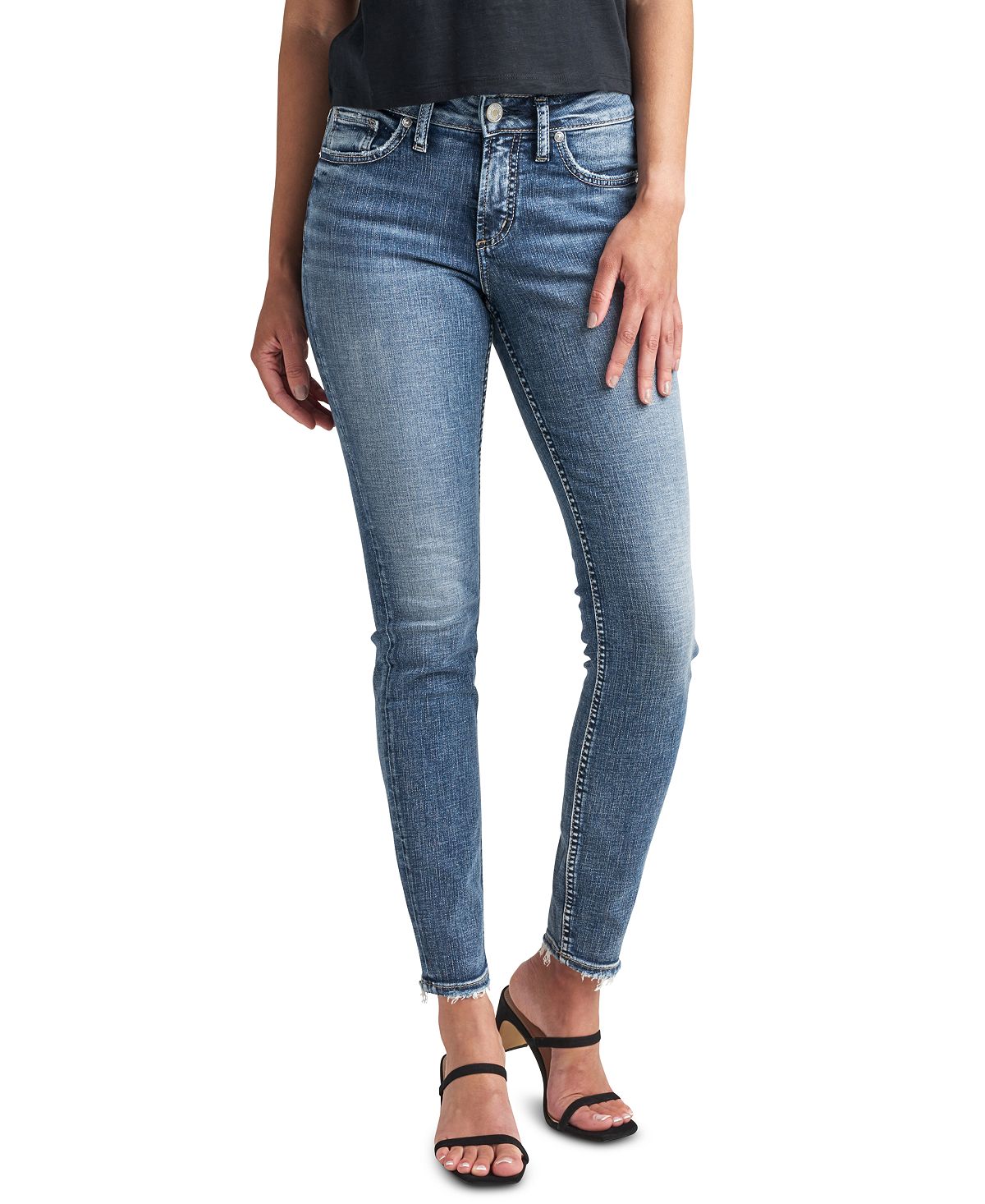 цена Женские джинсы-скинни suki Silver Jeans Co.