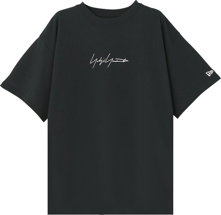 

Футболка Yohji Yamamoto Pour Homme Round Hem Short-Sleeve Tee 'Black', черный