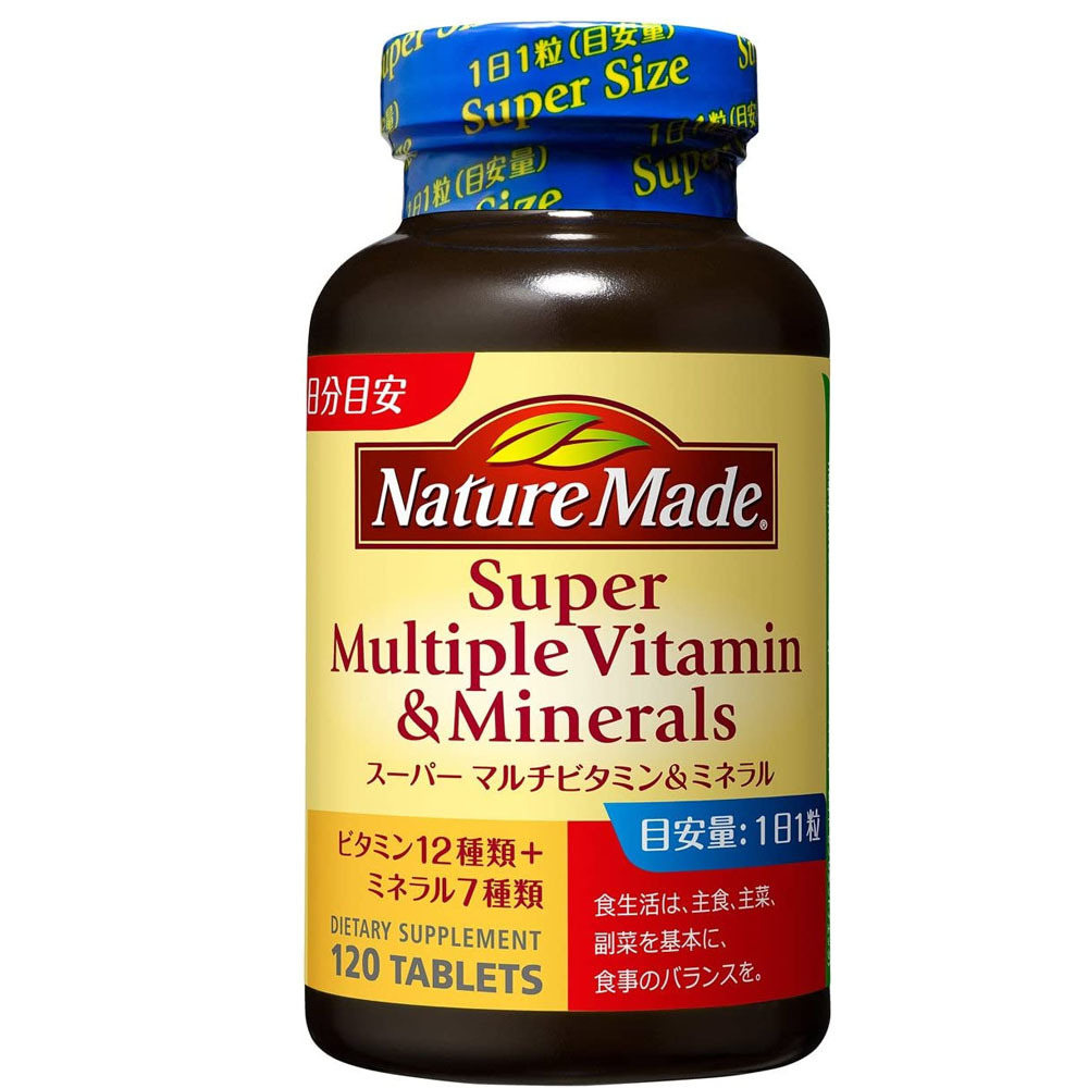 

Мультивитамины и минералы Nature Made Otsuka Pharmaceutical Super