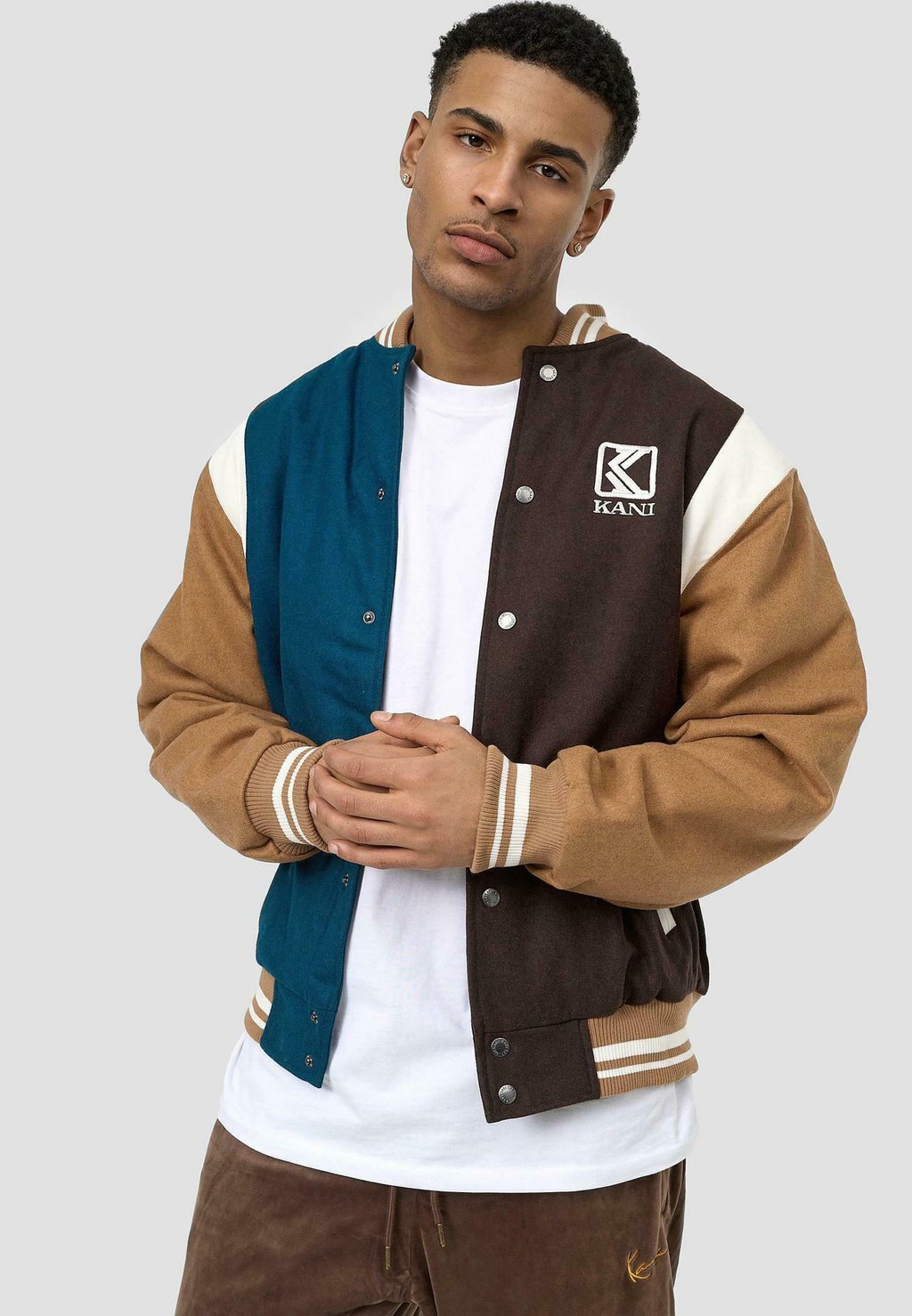 

Куртка Karl Kani KK OG BLOCK COLLEGE, цвет brown