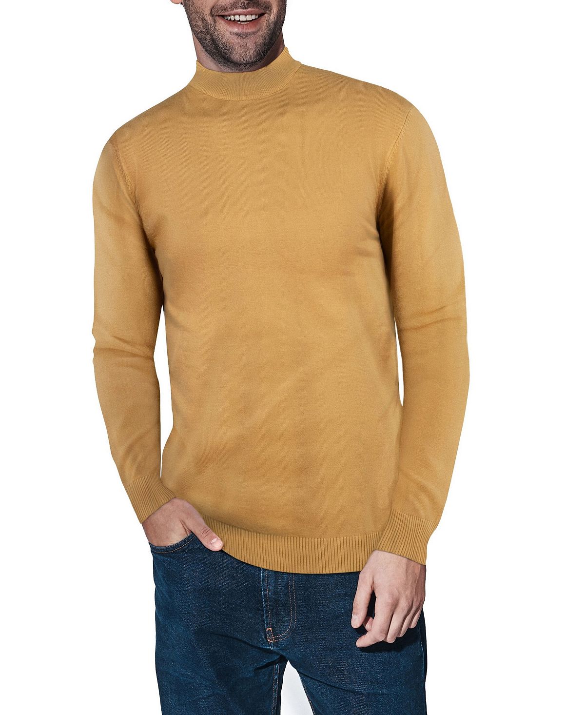 Мужской базовый пуловер средней плотности с воротником-стойкой X-Ray мужской базовый пуловер средней плотности с воротником стойкой x ray черный
