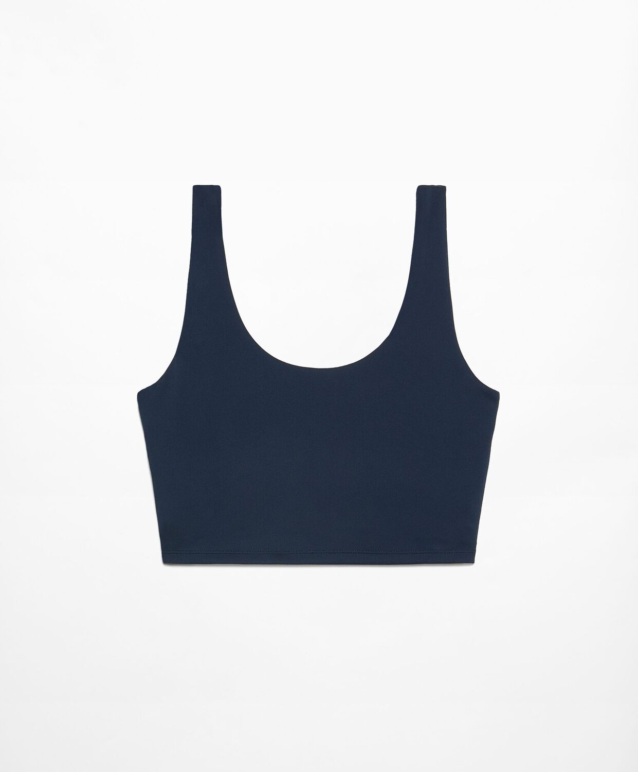 

Топ спортивный Oysho Short Neoprene Effect, темно-синий