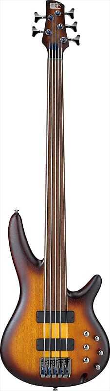 

Ibanez SRF705 Портаменто 5-струнный безладовый электрический бас Flat Brown Burst Палисандровая накладка на гриф Ibanez SRF705 Portamento 5-String Fretless Electric Bass Flat Brown Burst Rosewood Fretboard