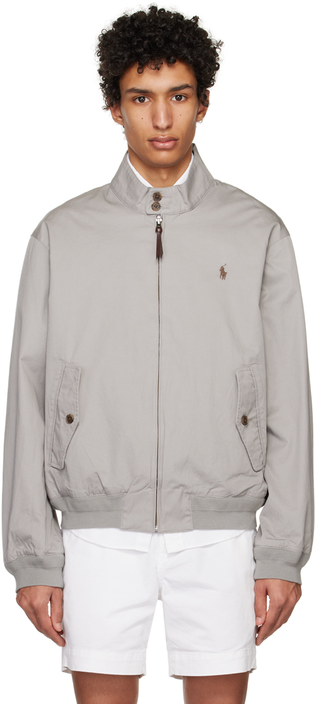 Polo shop jacket grey