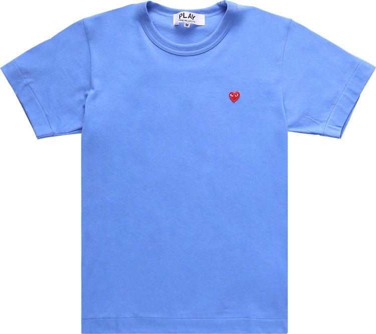 

Футболка Comme des Garçons PLAY Small Red Heart Tee 'Blue', синий