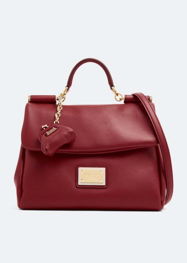 

Сумка DOLCE&GABBANA Medium Sicily soft bag, красный