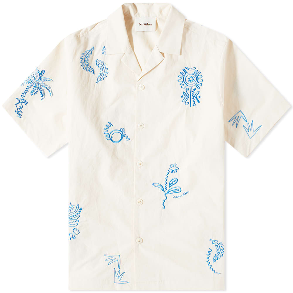 

Рубашка Nanushka Bodil Embroidered Vacation Shirt