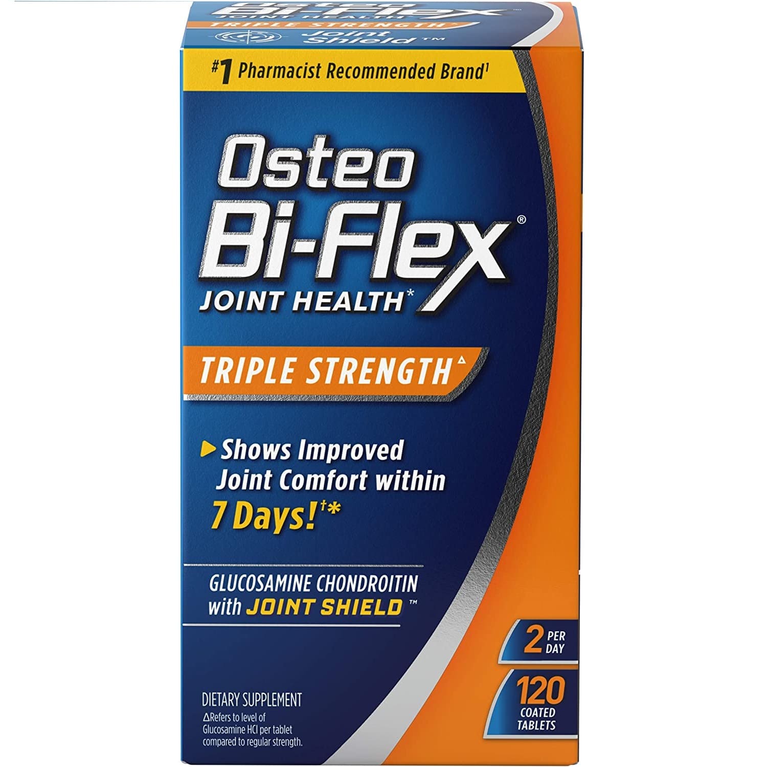 Пищевая добавка Triple Strength Osteo Bi-Flex, 120 таблеток osteo bi flex osteo bi flex легкость коллагеновая формула uc ii 28 минитаблеток