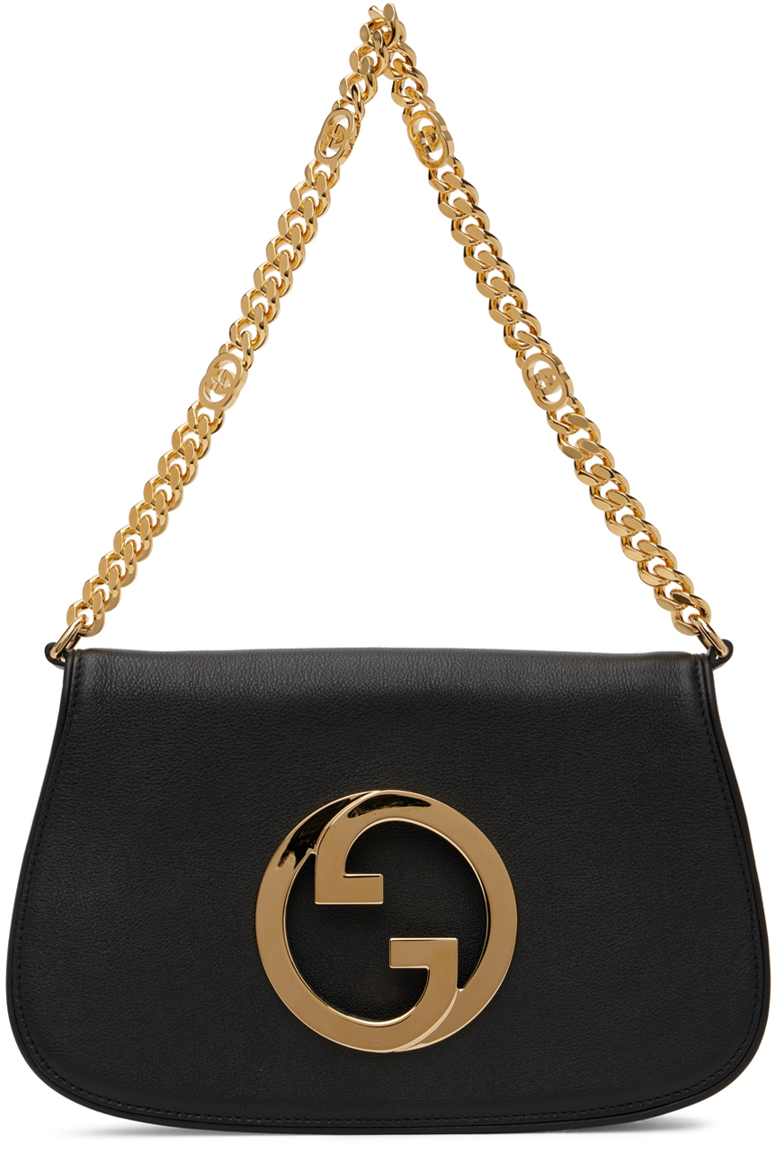 

Черная сумка через плечо Interlocking G Blondie Gucci, Черный