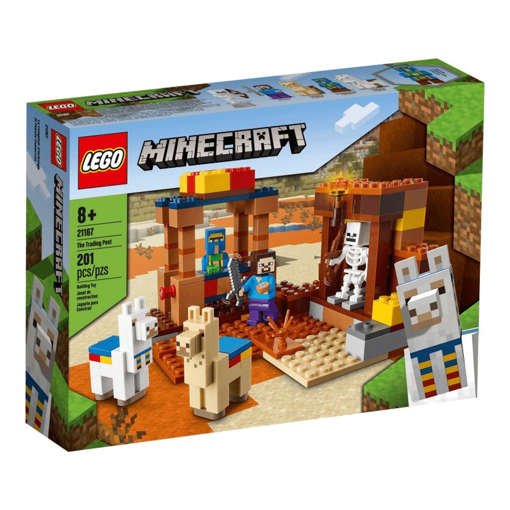 цена Конструктор LEGO Minecraft 21167 Торговая площадка