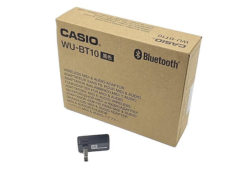 Беспроводной Bluetooth-MIDI/аудио адаптер Casio (WU-BT10) Casio Wireless Bluetooth MIDI/Audio Adapter (WU-BT10) usb bluetooth transmitter 2 in 1 bluetooth 5 0 tv computer wireless audio bluetooth adapter