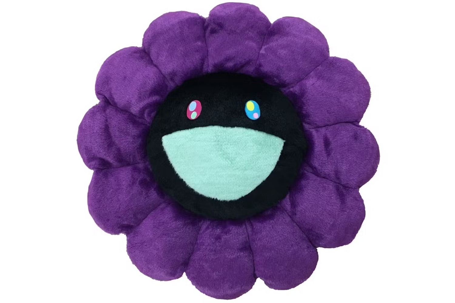 

Мягкая плюшевая фигурка Takashi Murakami Flower, 30 см, фиолетовый/черный