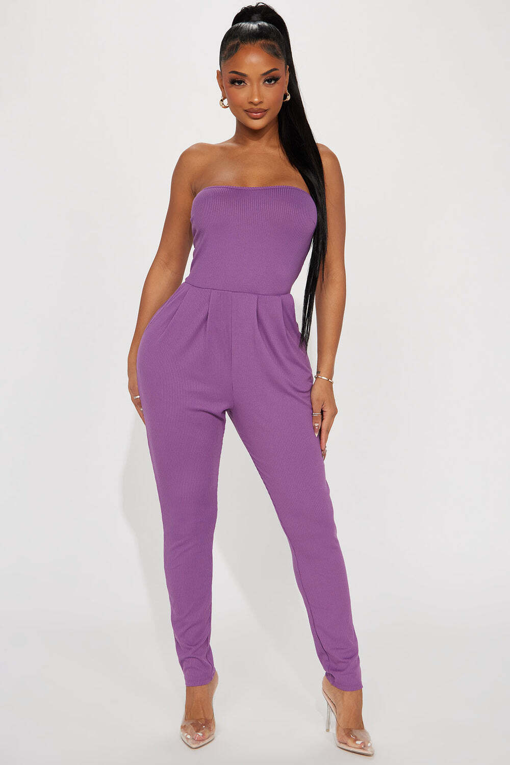 

Комбинезон Fashion Nova RR45463, фиолетовый