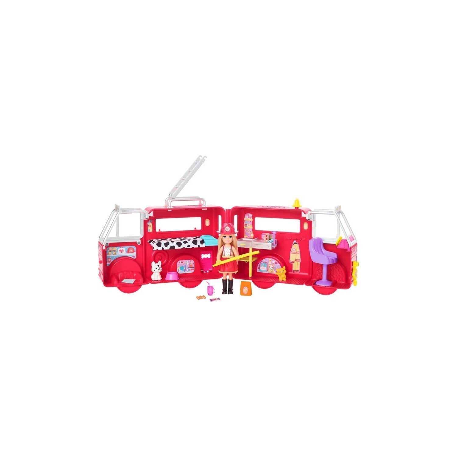 

Пожарная машина Barbie Chelsea HCK73