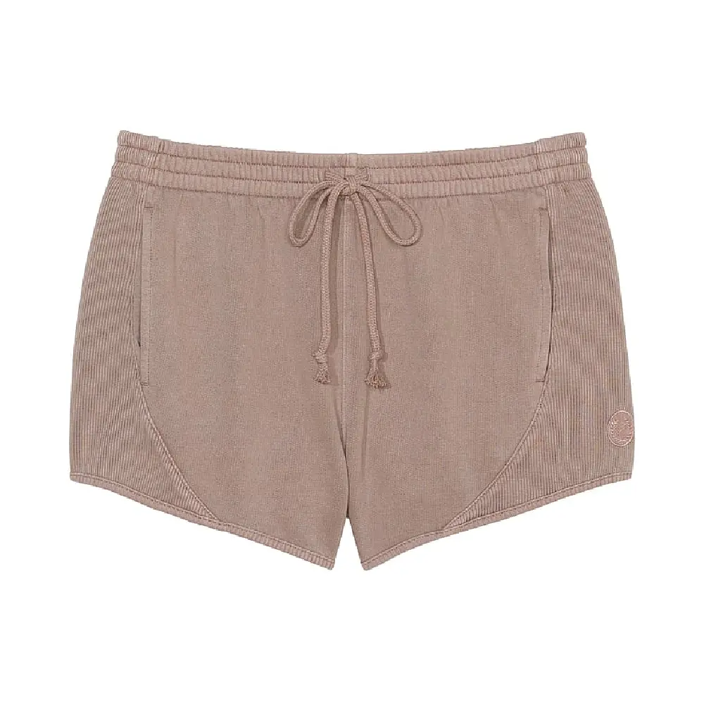 

Шорты Victoria's Secret Pink Premium Fleece Curved-hem, светло-коричневый