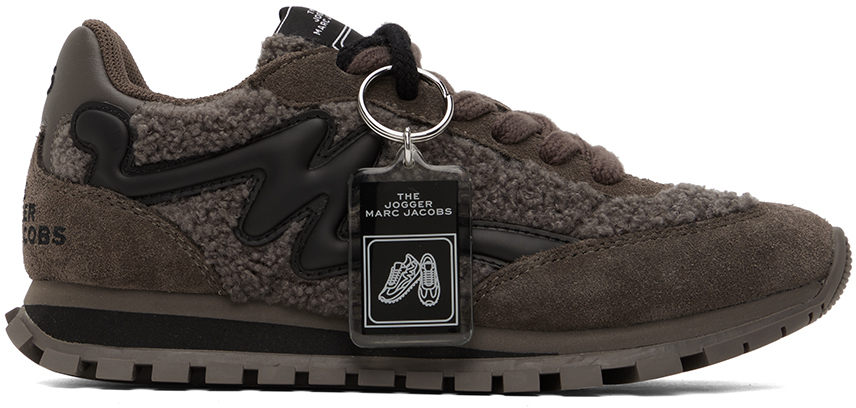

Серые кроссовки The Teddy Jogger Marc Jacobs