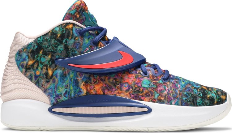 Кроссовки Nike KD 14 'Psychedelic', синий - фото