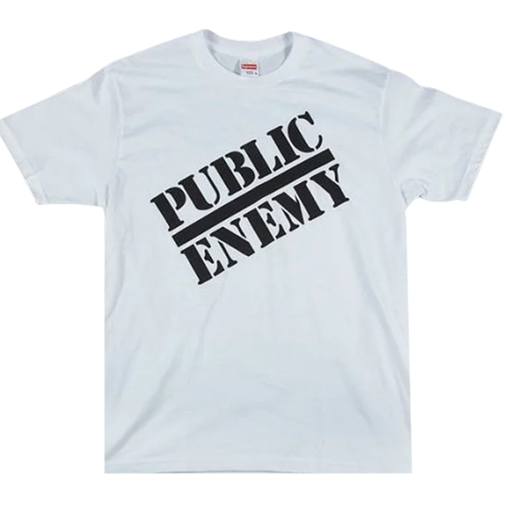 Футболка Supreme x Undercover x Public Enemy Blow Your Mind T-Shirt 'White', белый