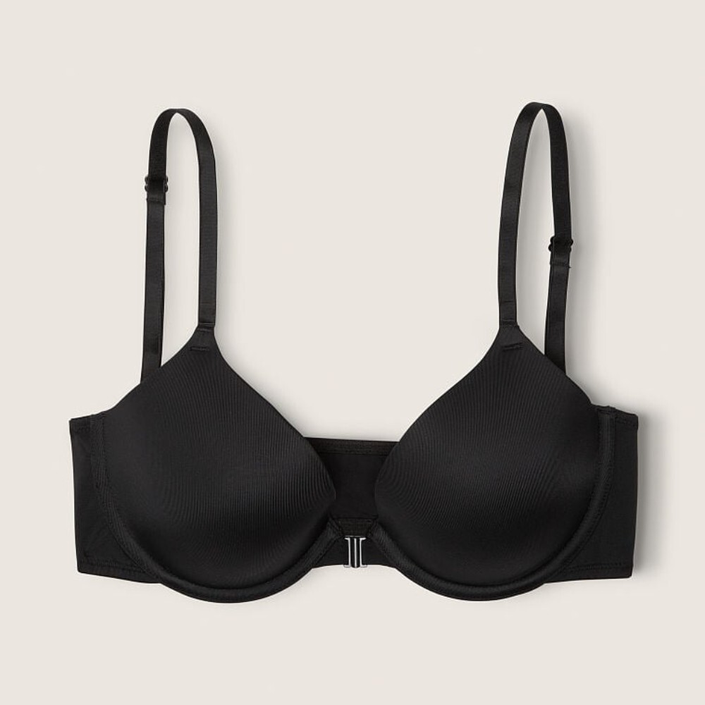 

Бюстгальтер на косточках Victoria's Secret Pink Wear Everywhere Push-up, черный