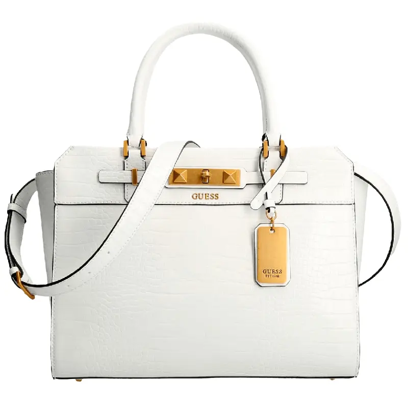 

Сумка сэтчел Guess Raffie Carryall, белый