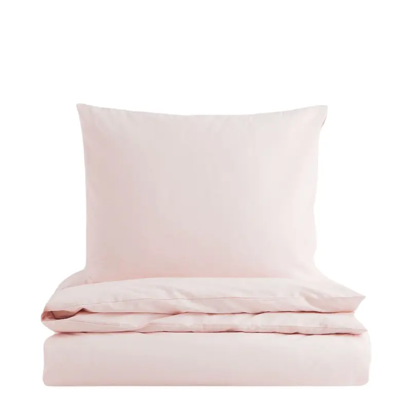 

Комплект односпального постельного белья H&M Home, светло-розовый