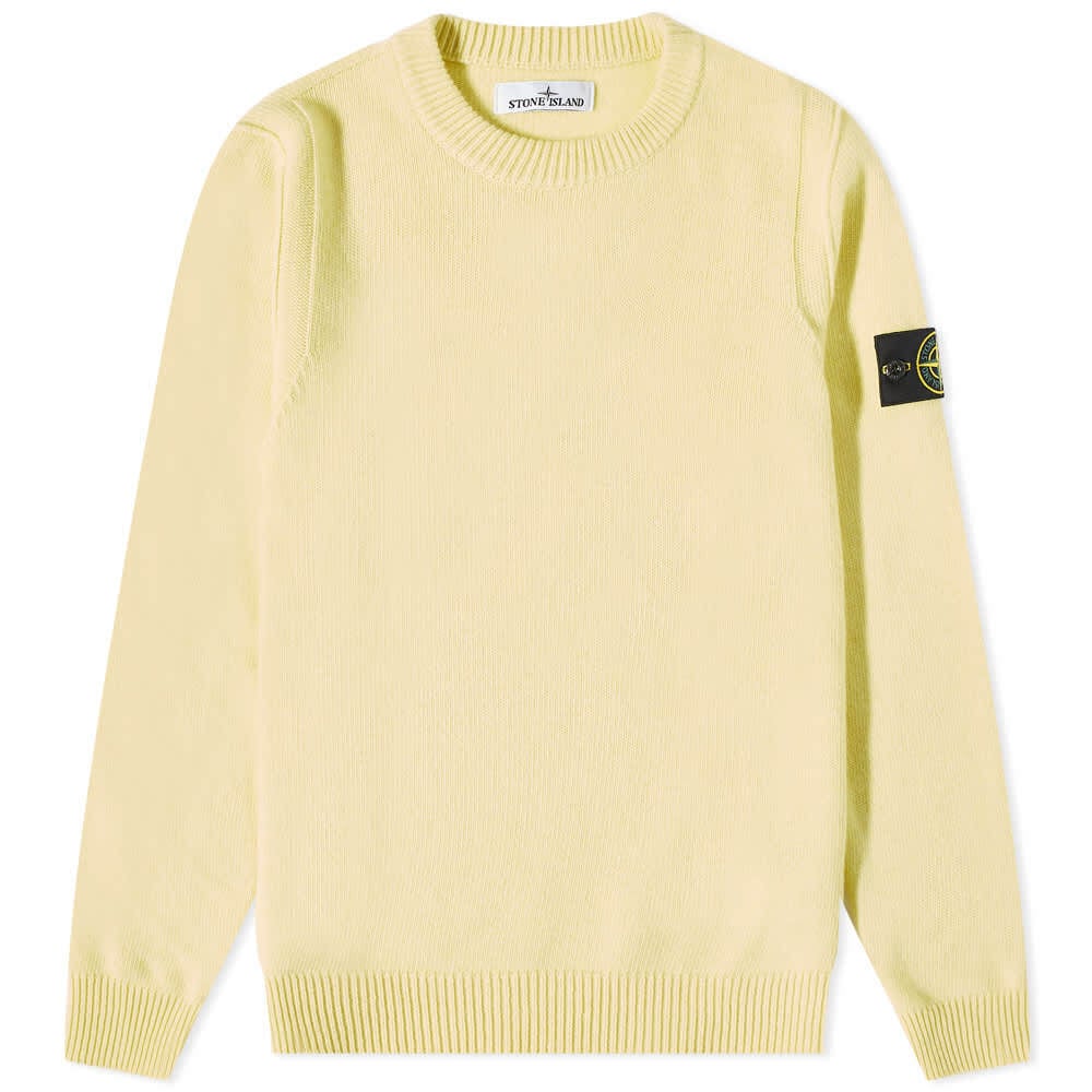 

Джемпер Stone Island Lambswool Crew Neck Knit, Желтый