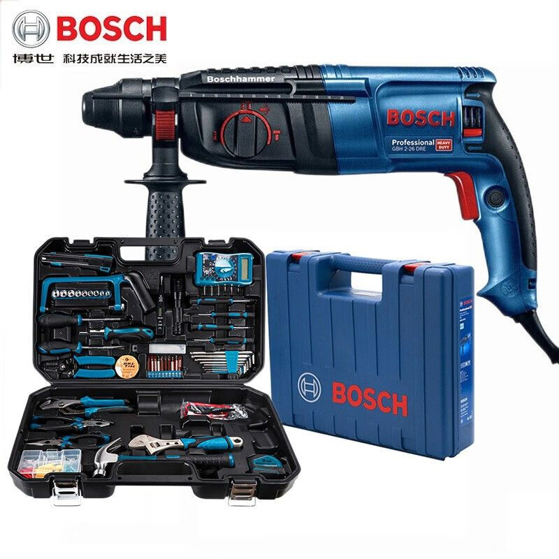 Перфоратор Bosch GBH2-26DRE, 800W + набор инструментов