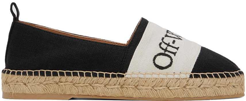 

Черные льняные эспадрильи Bookish Off-White, цвет Black