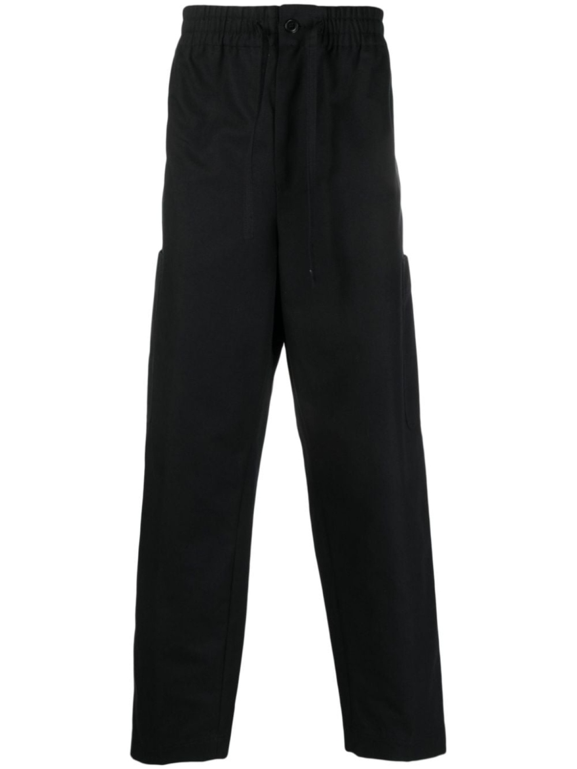 

Kenzo drawstring wide leg trousers, черный