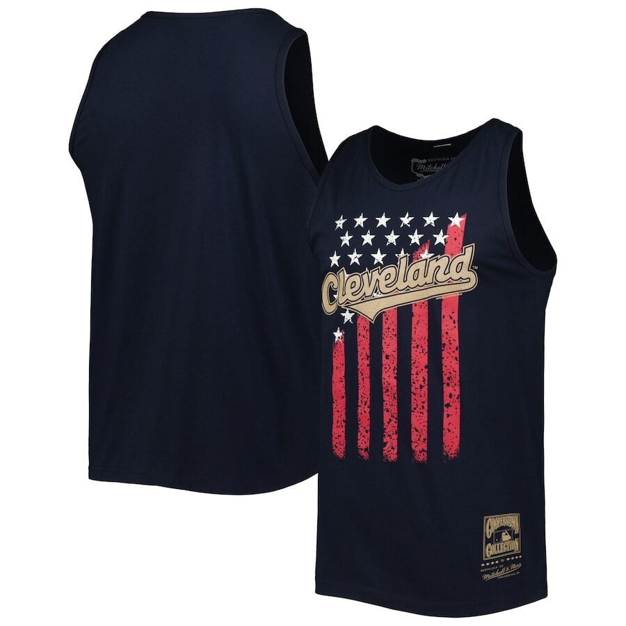 

Майка Mitchell & Ness Cleveland Guardians, нави