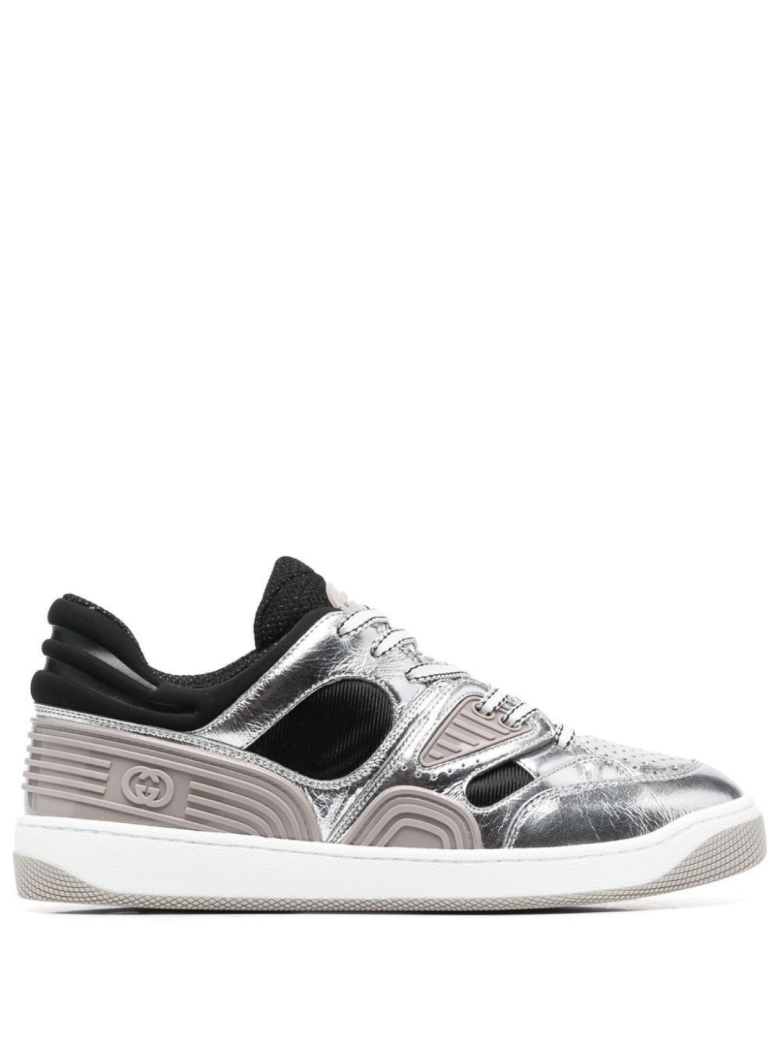 

Gucci кроссовки Basket, серый
