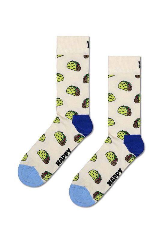 

Носки Тако Happy Socks, белый