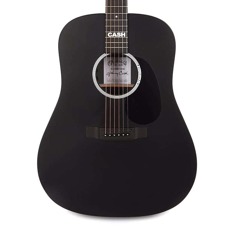 

Акустическая гитара Martin DX Johnny Cash Black HPL w/Fishman MX