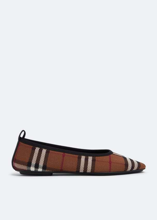 

Балетки Burberry Check Ballerinas, рисунок