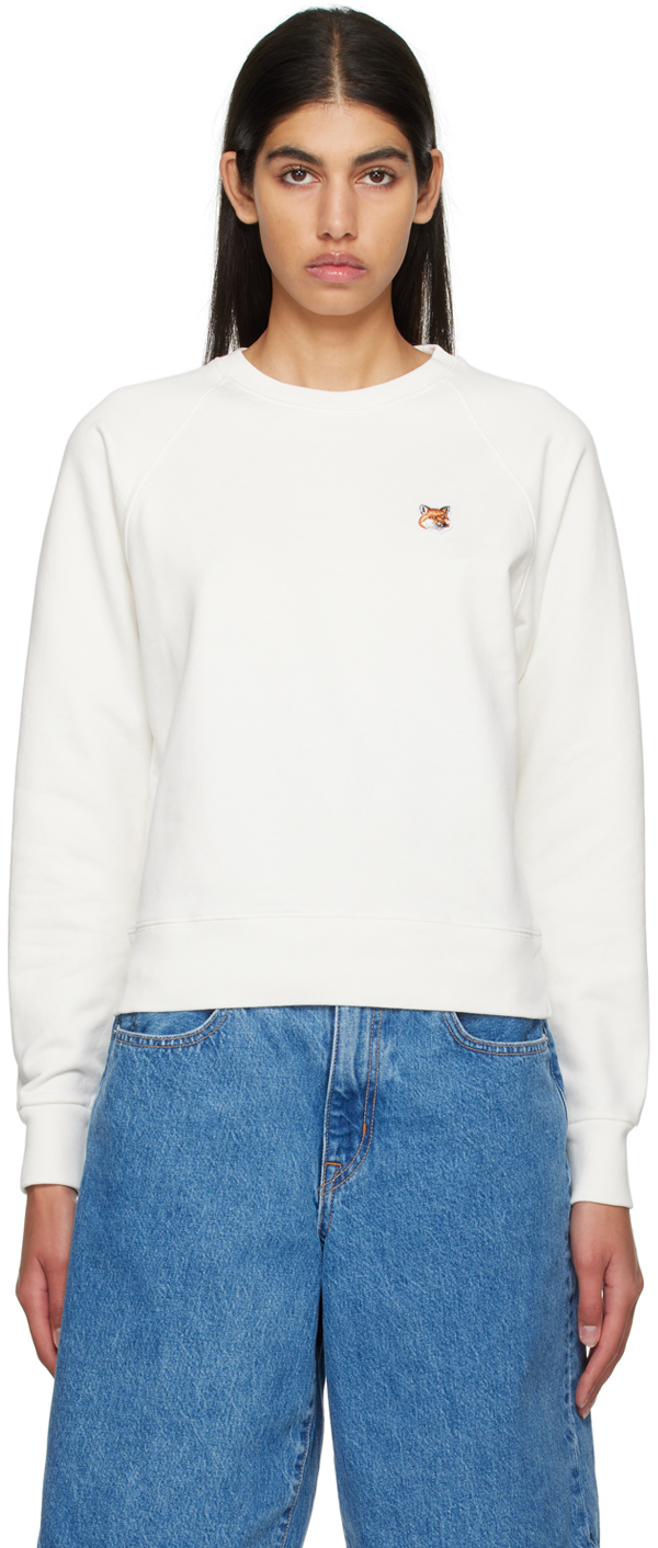 

Толстовка Off-White с изображением лисы Maison Kitsuné, Синий