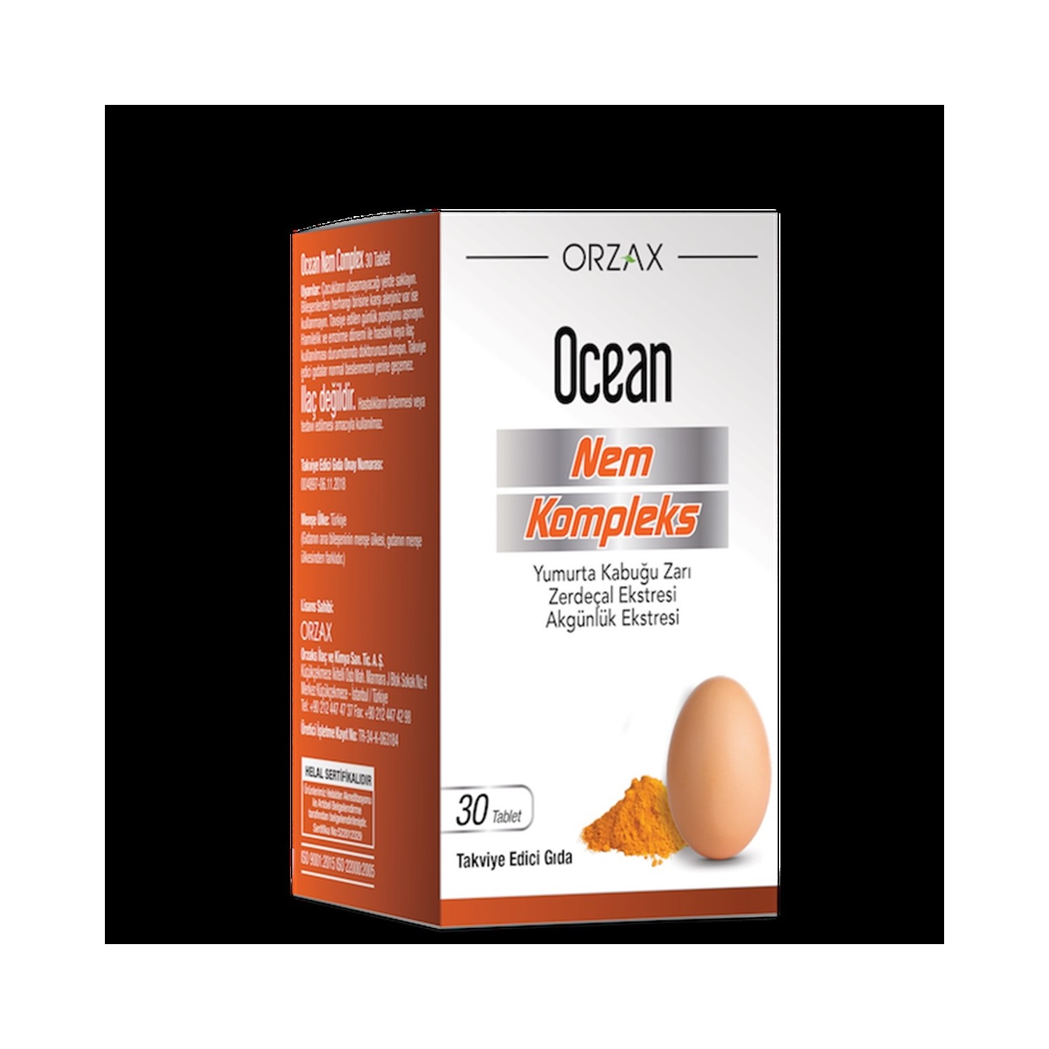 Увлажняющий комплекс Ocean Orzax, 30 таблеток
