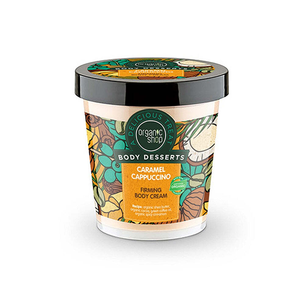 

Organic Shop Body Desserts укрепляющий крем для тела Карамель Капучино 450мл