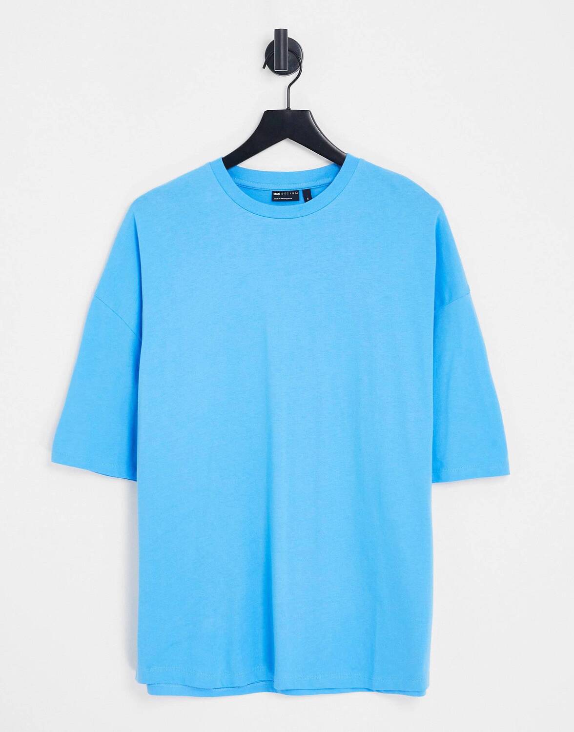 

Синяя футболка оверсайз ASOS DESIGN