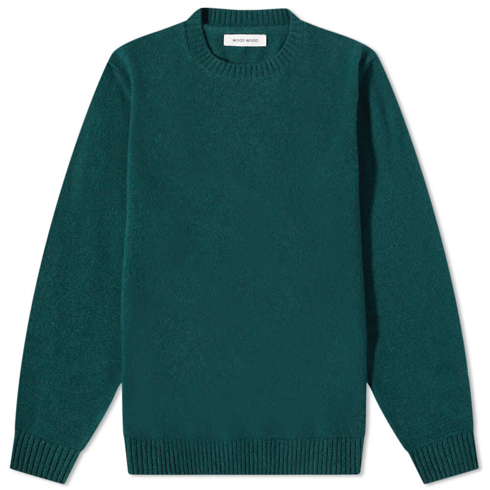 

Джемпер Wood Wood Beckett Lambswool Crew Knit, Зеленый