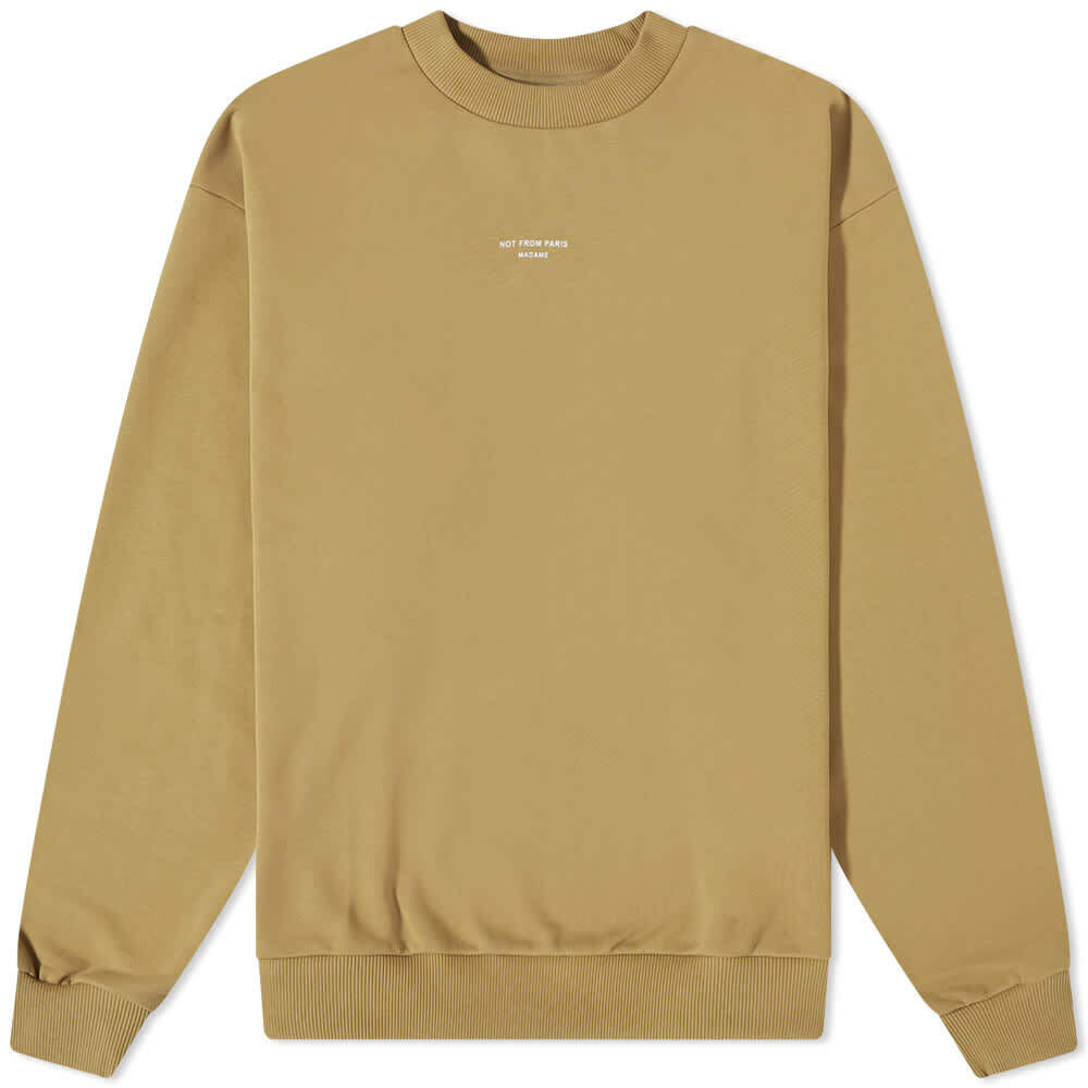 

Толстовка Drôle de Monsieur Centre Logo Crew Sweat, Коричневый