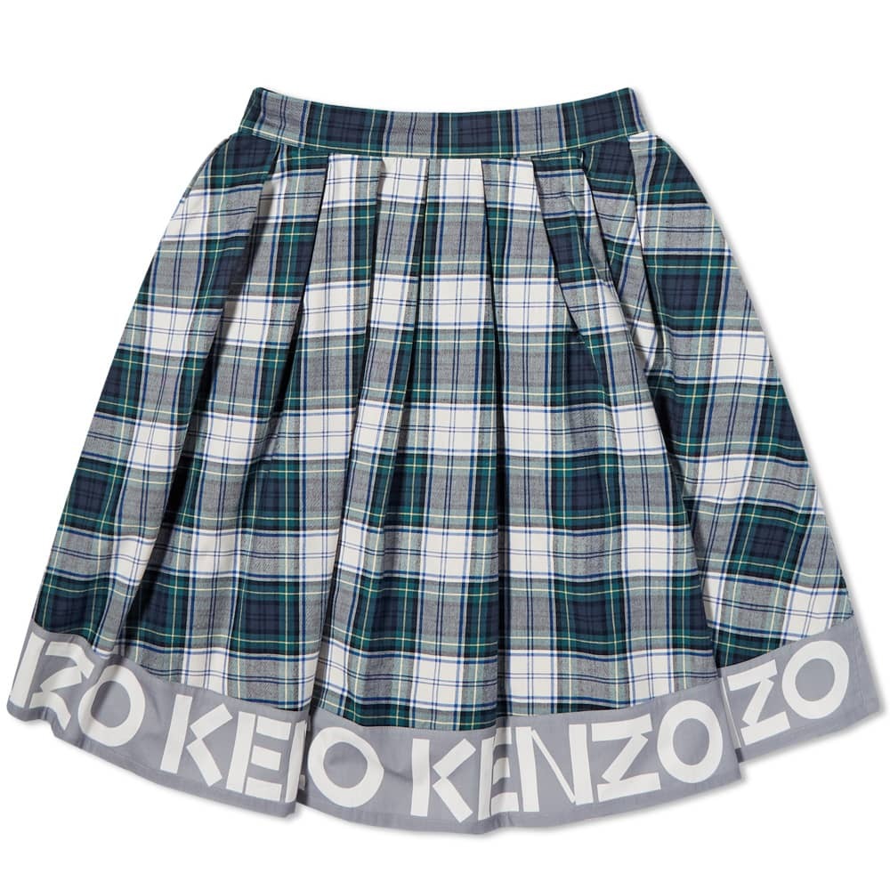 

Юбка Kenzo Checked Midi Logo Skirt