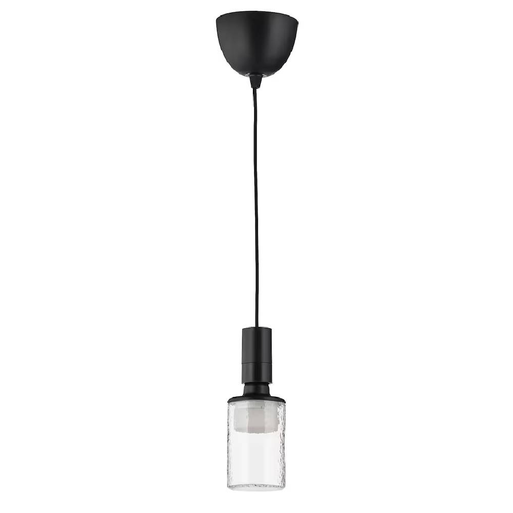 Потолочный светильник + лампочка Ikea Sunneby/Molnart, белый/черный цена и фото