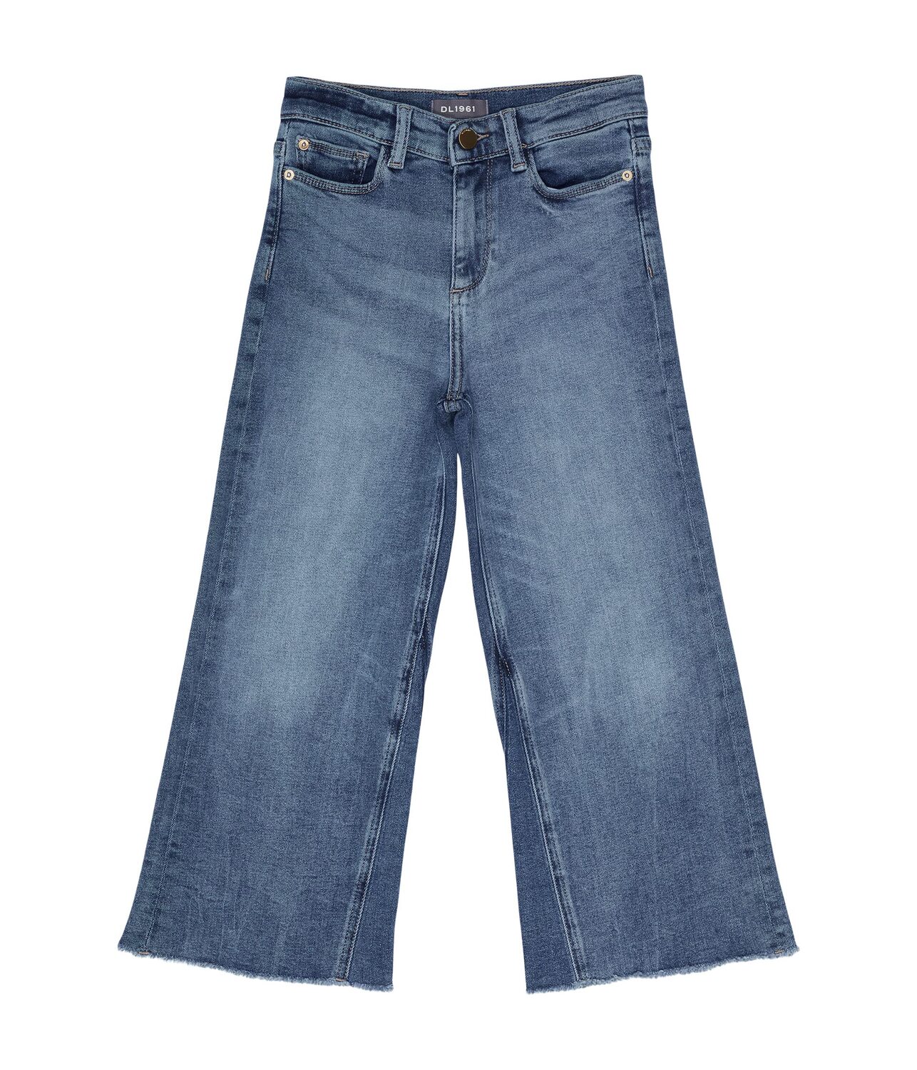 

Джинсы DL1961 Kids, Lily High-Rise Wide Leg in Maritime Mixed