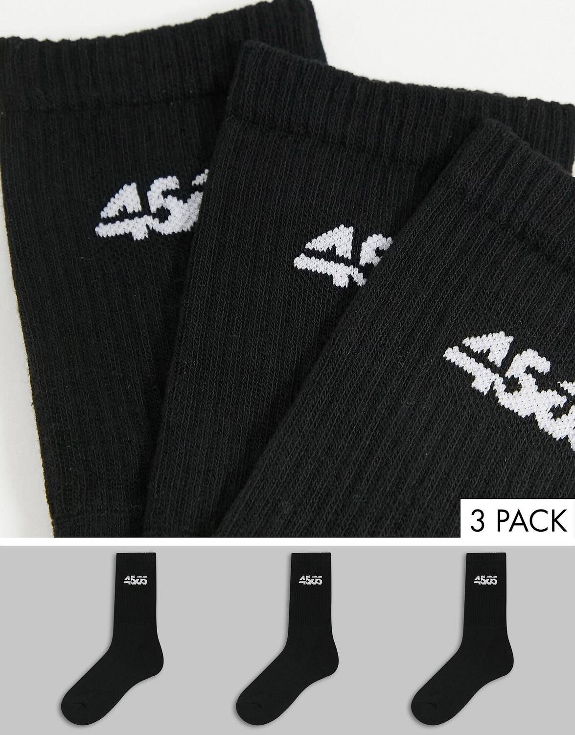 

Носки ASOS 4505 с антибактериальным покрытием, 3 пары