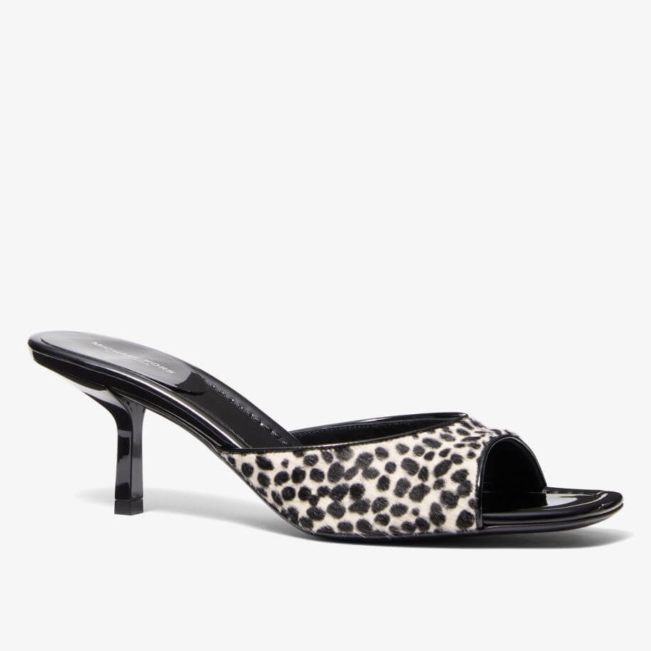 

Сандалии Michael Kors Anita Ocelot Print Calf Hair, цвет слоновой кости