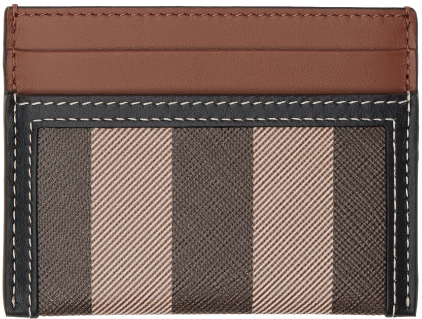 

Коричневая клетка и двухцветная визитница Burberry