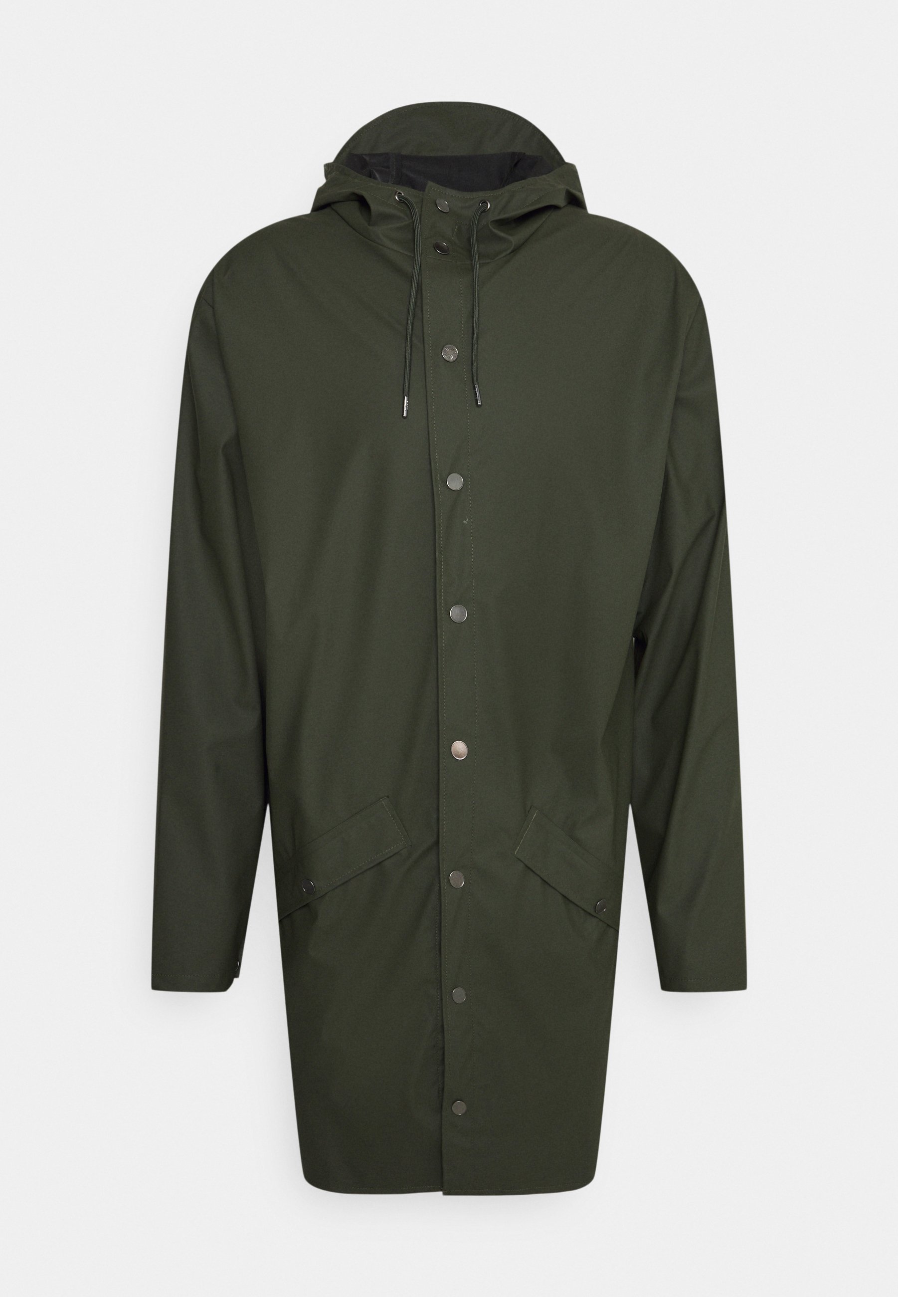 Куртка Rains длинное, зеленый куртка rains зеленый