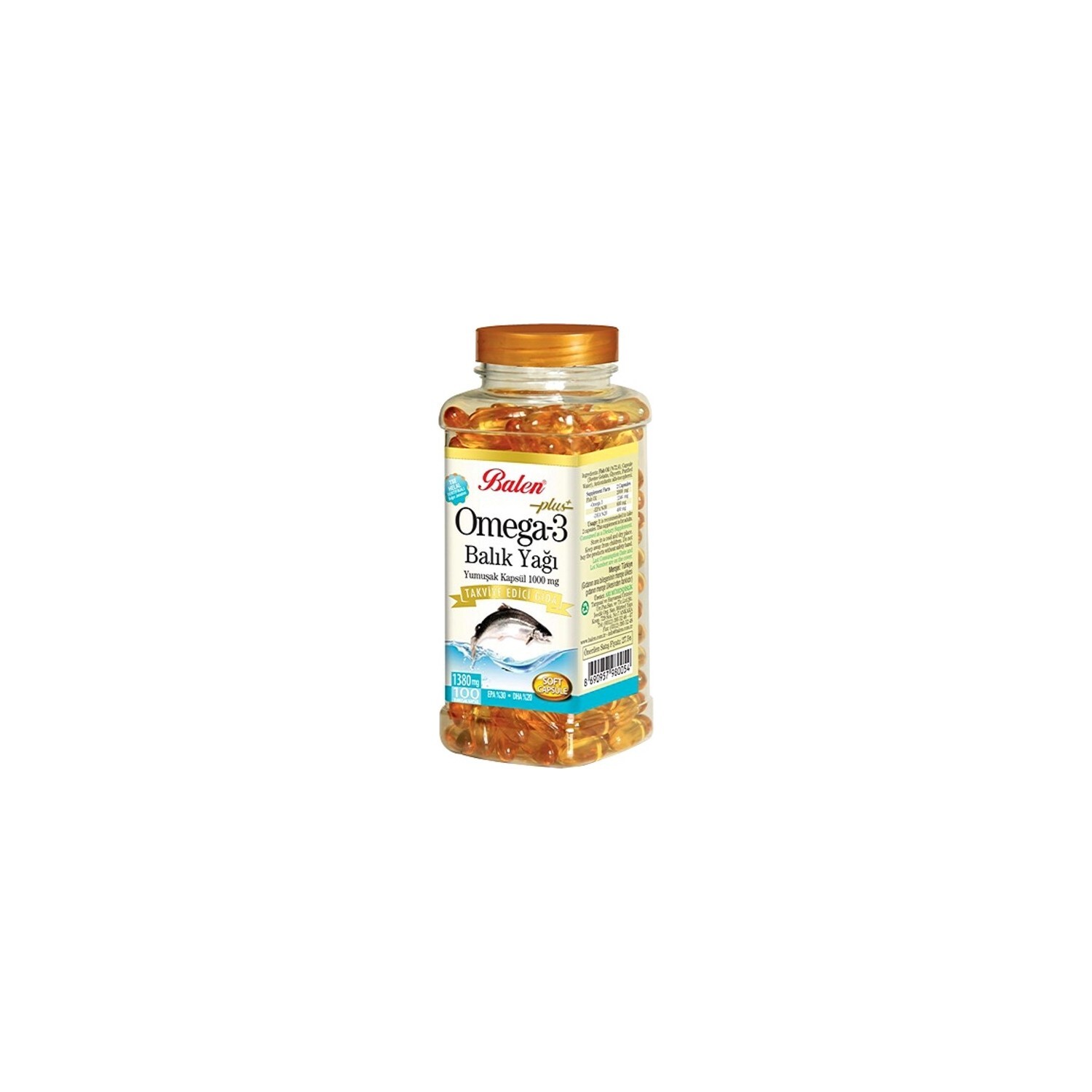 

Balen Omega 3 Fish Oil Soft Capsule 1000 Mg