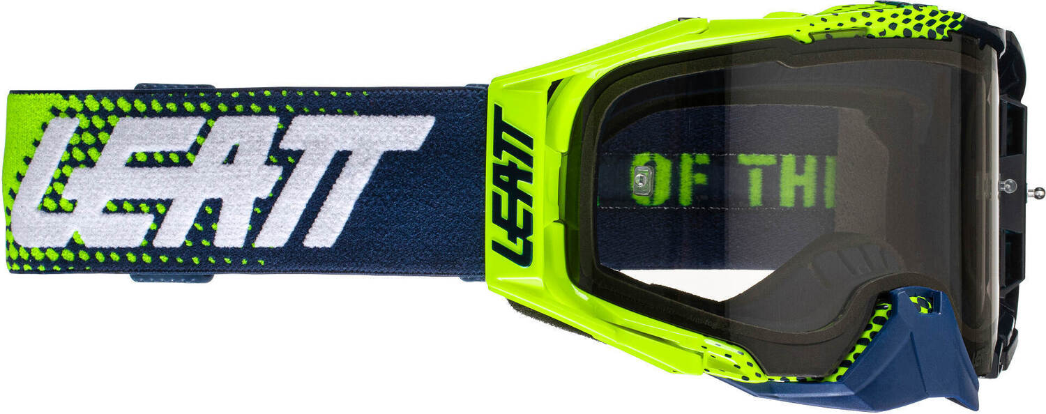 

Очки Leatt Velocity 6.5 Lime для мотокросса с надписью